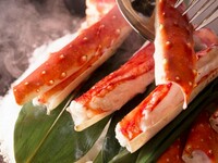 King crab and Japanese black beef sirloin steak course