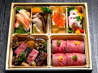 都御膳　ローストビーフ和牛寿司