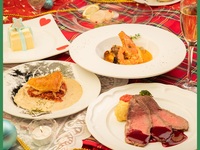 【12月24日25日17:00/17:30/18:00スタート】早得クリスマスディナーコース　〜ハートの女王と星降る夜の晩餐会〜