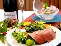 【Xmas2025】聖夜を彩る贅沢な饗宴 / 和牛ローストビーフ・鮑・フォアグラ・本鮪が織りなす極上和懐石クリスマス