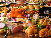 小学生/Web割5%OFF【12/24-25】クリスマス セレブレーション ディナーブッフェ〜トリュフ薫るローストビーフ＆北京ダック〜