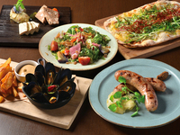 【日曜17～18時予約限定】「麦宵コース」 大皿全5品8種＋90分飲み放題 4,800円