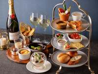 スカイラウンジ「ベイ・ビュー」ウィンターイブニングハイティー│シャンパンフリーフロー