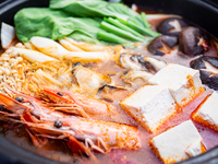 牡蠣のバケツ盛り [中] & 牡蠣のスンドゥブ鍋セット