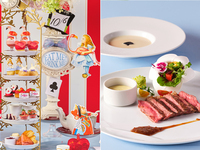 【ステーキ付】アリスのストロベリーアフタヌーンティー（土日祝）