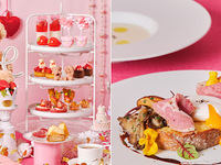 特別会場へご案内【オープンサンドランチ】いちごとスウィートベアスアフタヌーンティー（平日）