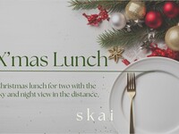 【X’mas Lunch Course】 ＜12:45 / 13:15のご入店＞