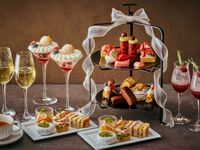 【平日】乾杯シャンパン付き 冬のアフタヌーンティー　赤い果実とホワイトチョコのハーモニー　2～4名様