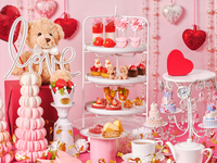 【カフェフリー】いちごとスウィートベアのアフタヌーンティー (土日祝)