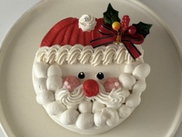 クリスマスショートケーキ（サンタクロース）：直径9cm（1〜2人用）