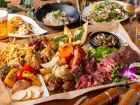 忘年会2025《超プレミアム飲み放題120分》肉のオールスター！すべてを詰め込むとてつもない爆盛★響付き