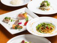 Web乾杯付き 12月～Menu' BAROLO バローロランチコース(パスタ、ピッツァからメイン、が選べて嬉しい全4品）