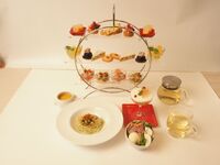 Seasonal afternoon tea with one drink