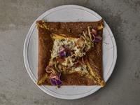 パルフェバンビ付きガレットランチ〜ポルチーニクリームのガレット〜【 ¥5,450円(税別) 】