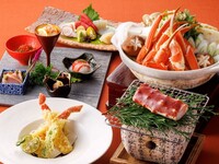 1日1組限定！！蟹or河豚会席　飲み放題付き