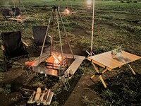 【小学生】焚き火ラウンジ　食材込み利用料(  /名)