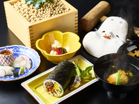 ※3歳以上のお子様用/子供料理なし(恵方巻付) 【1/31(土)11時開始】節分の日限定イベント　親子で楽しむ「餅つき・恵方巻き」体験と特別料理【満席となりました】