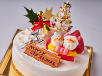 딸기 장식 케이크 4호