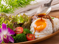 【ロコモコプレート】スープセット付◆限定10名　1名様