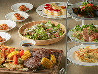 【歓送迎会Partyプレミアム】飲み放題120分★オードブルタワーから伊勢海老や牛ロースステーキがメイン／デザートもついた望海山プレミアムは世界5大ウイスキーすべて飲み放題！