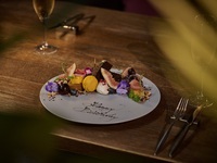 【ランチ記念日コース】魚・肉のWメインの贅沢フルコース&アニバーサリープレート付