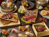 [Winter-only Premium "Takumi" Kaiseki Course] "Edomae Sushi and Oyster Tempura" & "Luxurious Sea Urchin Shabu-Shabu Small Pot with Milt, Winter Yellowtail, Pufferfish, and Yamagata Pork" 9 dishes total 7,272 yen (excluding tax)