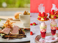 【平日】フレッシュいちごのミルフィーユパフェ付きランチコース（食後カフェフリー）