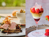 【土日祝】＊グラススパークリングワイン付き＊フレッシュいちごのミニパフェ付きランチコース（食後カフェフリー）