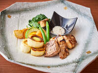 ◇（平日）★四季彩ランチ★1月のおすすめ【下仁田葱の炭火焼きととやまポークの麹焼き】