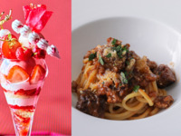 【平日】「パスタ付き 大人のご褒美クリスマスパフェ～Strawberry Shortcake～」