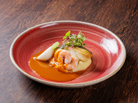 【12/9～12/22】タラのオーブン焼き　アメリケーヌソース　小エビを添えて