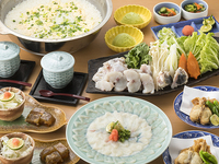 Our most popular dish! Extra sashimi! Minamichita's wild tiger pufferfish course