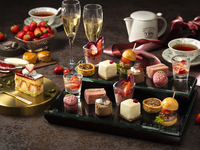 [All-you-can-eat strawberries plan] Strawberry and chocolate afternoon tea with sparkling wine ★ Weekdays (reservations by 3:00 PM)