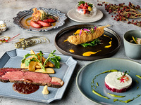 12/31～1/2【ニューイヤースペシャルディナーコース】新年のお祝いに★魚と国産牛サーロインが味わえる全6品＜グラスシャンパン付き＞