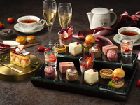 [A relaxing 3-hour plan] Strawberry and chocolate afternoon tea with sparkling wine or cocktails. Fridays and Saturdays (reservations for 6:00 PM) [Available only on weekend nights when live jazz music is performed]