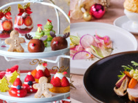 〈直前割10％OFF・2025 Xmasランチ〉乾杯スパークリングワイン＆3段ティースタンド付き　パイ包みスープや国産牛を堪能できる全4品-SEASON-