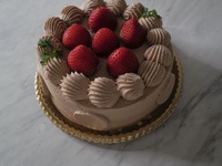 【チョコクリーム】苺のデコレーション５号