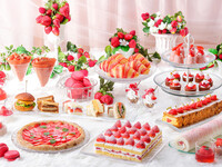 【土日祝】サンドウィッチ＆スイーツビュッフェ～ストロベリーコレクション～小学生￥3,000（税込・サービス料別）