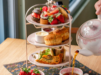 ②KIKI’sアフタヌーンティーセット「いちご泥棒」12:30~