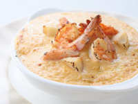 Hokkaido scallop seafood gratin