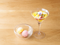 ＊平日　フルーツポンチと季節のジェラート2種盛合せ