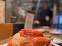 【お好きな飲み物５杯付き】天城軍鶏丸鶏のロースト　パエリア詰め