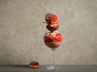 ストロベリー パルフェ + オリジナルカクテル