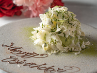 《お祝いデザートプレート付！》【幸-Yuki-】　会席全9品　お料理のみ5,500円