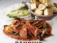 ランチ限定！たっぷりズワイガニの手づかみランチセット