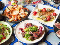 【スパークリング含む2時間飲み放題付】山形県産 和牛イチボのグリルやペスカトーレピザ、前菜も充実した大人のパーティープラン全８品