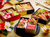 【従業員限定】おせち3段＋スイーツ重　セット　1月1日受取分