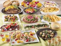 [Saturdays, Sundays, and public holidays lunch buffet for adults /no time limit] Including the cotton candy time that is very popular with children, we also have all-you-can-eat domestic beef roast beef and freshly fried tempura.