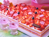 早割り スイーツブッフェ 「いちごとさくら」