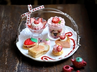 Afternoon Tea ~Strawberry Pink~ Seats ≪Limited to 12 meals≫